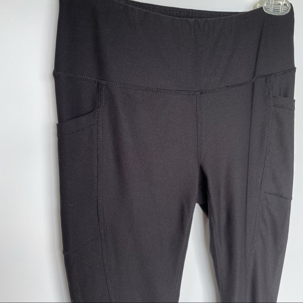Reebok Leggings with Pockets Black Size XS